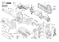 Bosch 3 601 E17 071 GST 160 CE Orbital Jigsaw 230 V / GB Spare Parts GST160CE